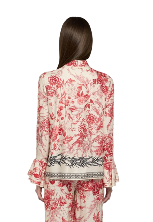 Simona Corsellini - Camicia in stampa flower ink