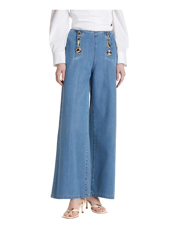 Simona Corsellini - Jeans a gamba larga