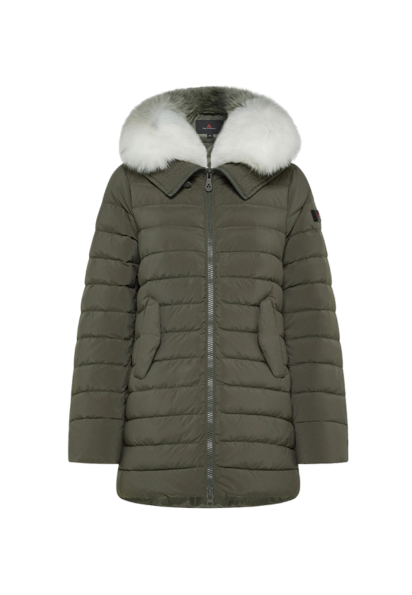 Peuterey - ITOKA ML FUR | Piumino lungo con pelliccia in tono colore