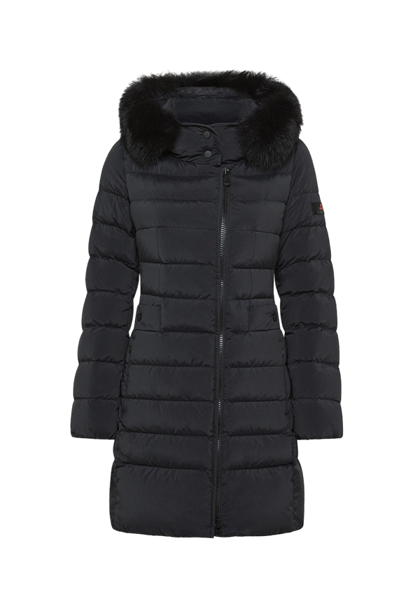 Peuterey - SERIOLA ML 06 FUR | Piumino lungo con collo alto e pelliccia