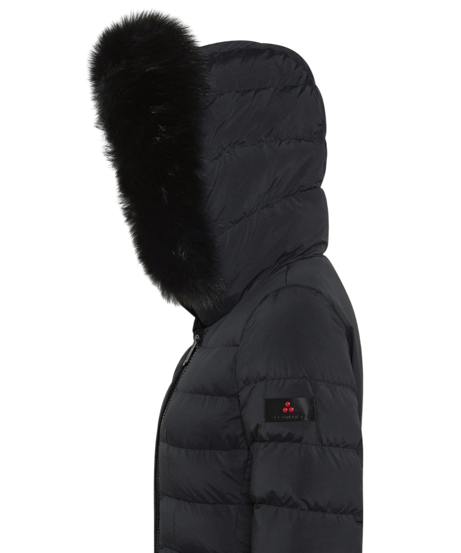 Peuterey - SERIOLA ML 06 FUR | Piumino lungo con collo alto e pelliccia