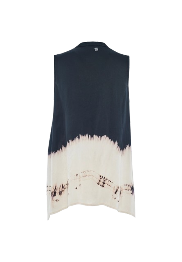 Manila Grace - Blusa a Polo Tie Dye