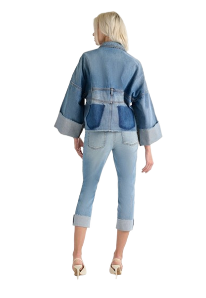 Manila Grace - Giubbotto Over Denim
