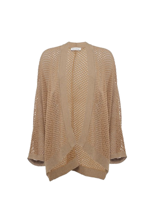 Manila Grace - Cardigan Punto Rete