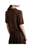 Kangra - Maglia girocollo con manica a tre quarti con micropaillettes