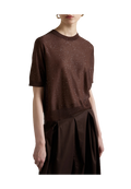 Kangra - Maglia girocollo con manica a tre quarti con micropaillettes