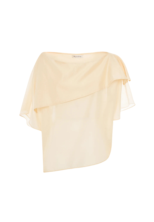 Manila Grace - Blusa con balza