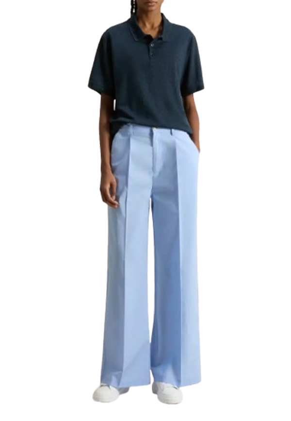 Woolrich - Pantaloni chino in popeline di puro cotone