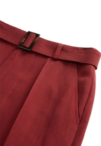 Woolrich - Pantaloni in misto lino tinti in capo