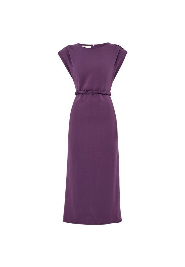 Manila Grace - Abito Midi Con Elastico In Vita