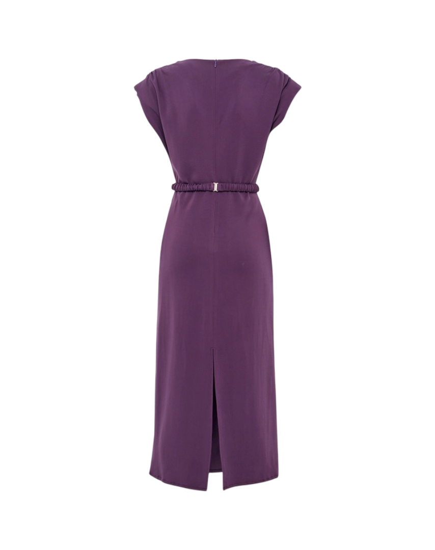 Manila Grace - Abito Midi Con Elastico In Vita