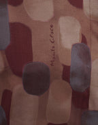 Manila Grace - Camicia Stampata Con Colletto e Fantasia Geometrica