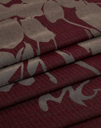 Manila Grace - Sciarpa Jacquard Con Motivo Floreale E Logo Mg All-Over