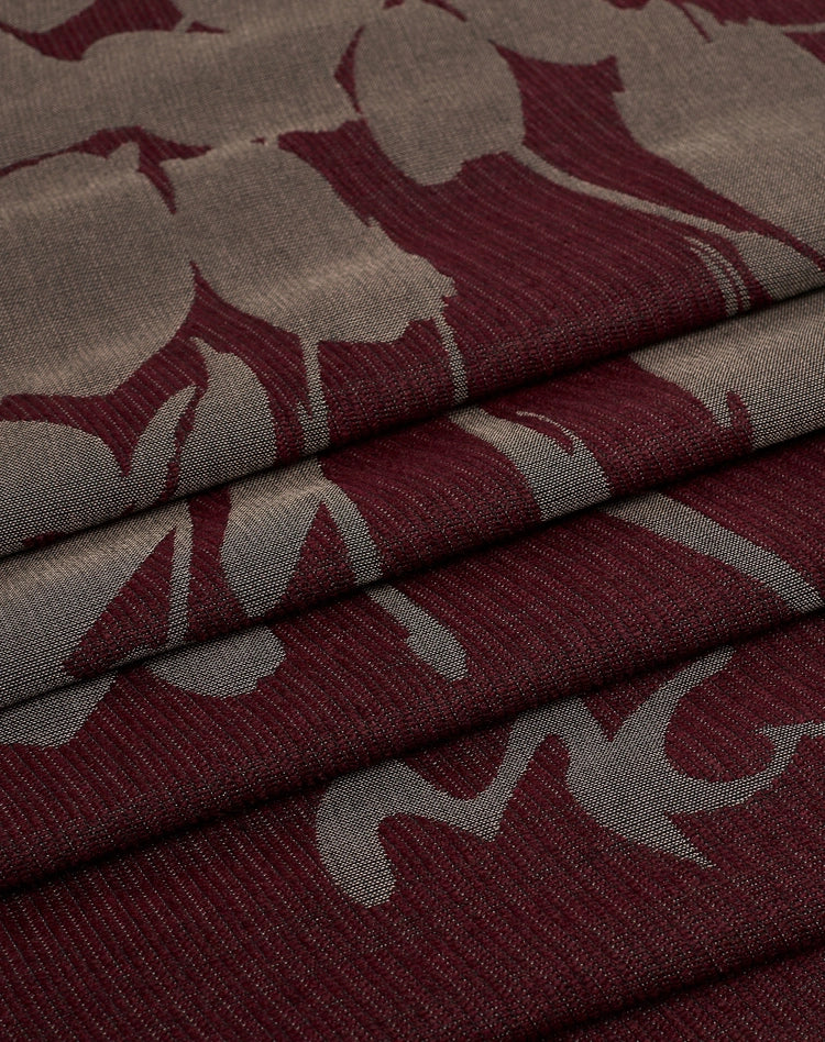 Manila Grace - Sciarpa Jacquard Con Motivo Floreale E Logo Mg All-Over
