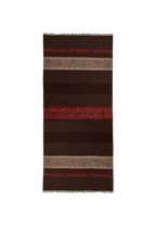 Manila Grace - Sciarpa A Righe Jacquard Multicolor Con Logo Manila Grace