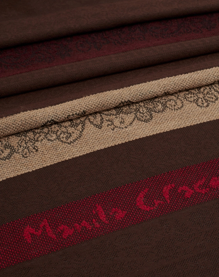 Manila Grace - Sciarpa A Righe Jacquard Multicolor Con Logo Manila Grace