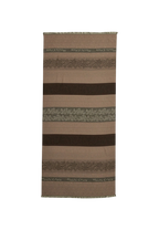 Manila Grace - Sciarpa A Righe Jacquard Multicolor Con Logo Manila Grace