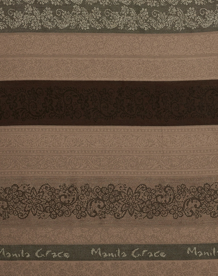 Manila Grace - Sciarpa A Righe Jacquard Multicolor Con Logo Manila Grace