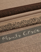 Manila Grace - Sciarpa A Righe Jacquard Multicolor Con Logo Manila Grace