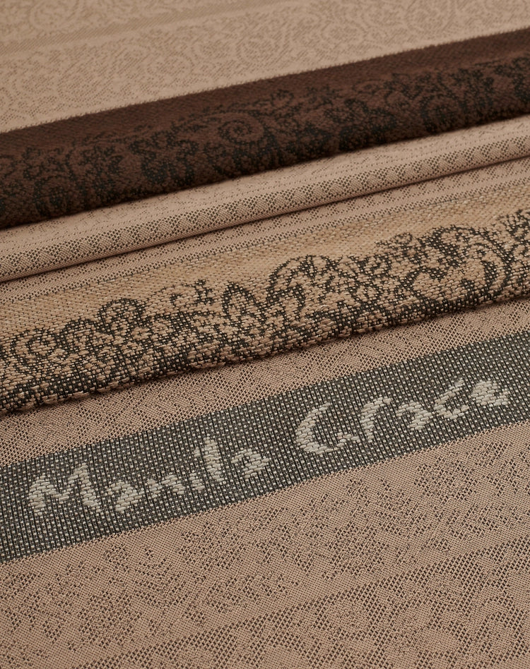 Manila Grace - Sciarpa A Righe Jacquard Multicolor Con Logo Manila Grace