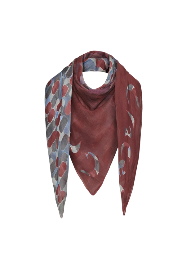 Manila Grace - Foulard Signature Manila Grace In Cotone E Seta