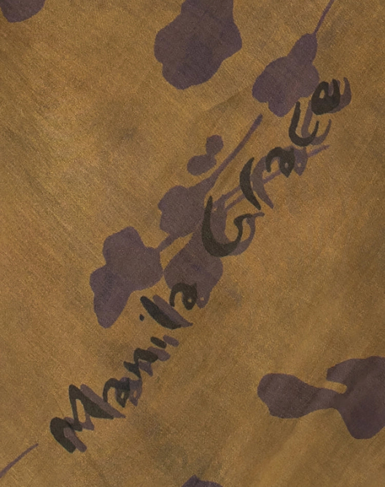 Manila Grace - Foulard Signature Manila Grace In Cotone E Seta