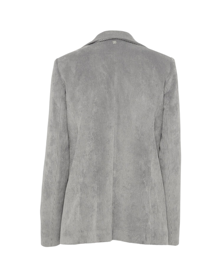 Manila Grace - Blazer Monopetto In Velluto A Costine