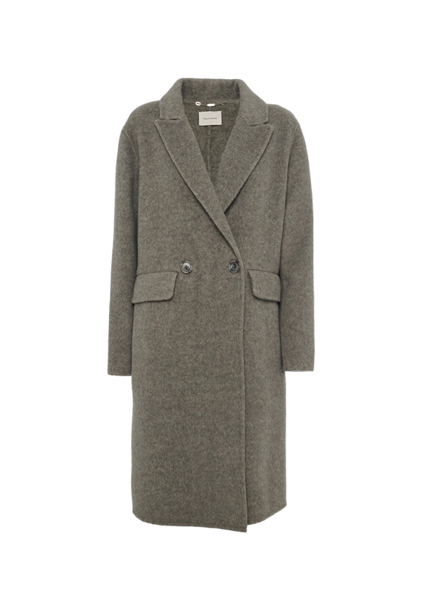 Manila Grace - Cappotto Doppiopetto In Lana Bouclé