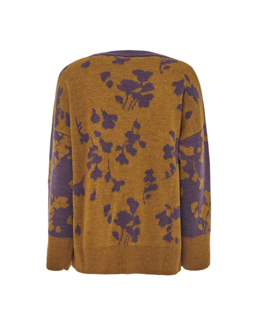 Manila Grace - Maglia Girocollo Jacquard