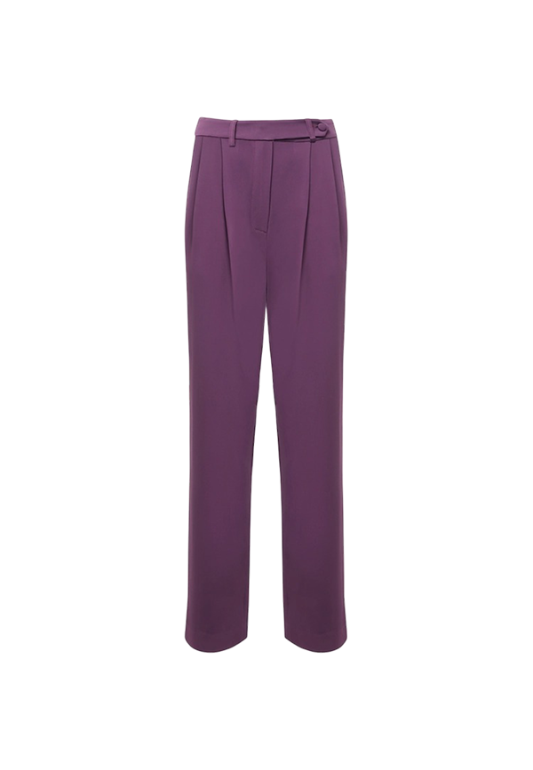 Manila Grace - Pantalone Sartoriale Con Pince E Dettaglio Cintura