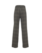 Manila Grace - Pantaloni Dritti Con Risvolto E Motivo Check
