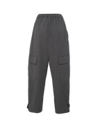 Manila Grace - Fluid Fabric Cargo Trousers with Drawstring