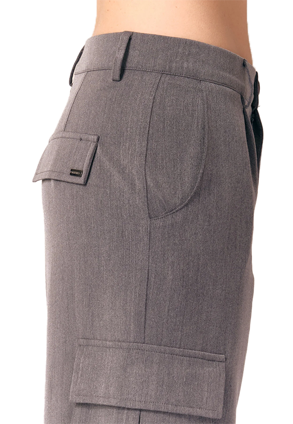 White Wise - Pantalone Cargo in Manolana