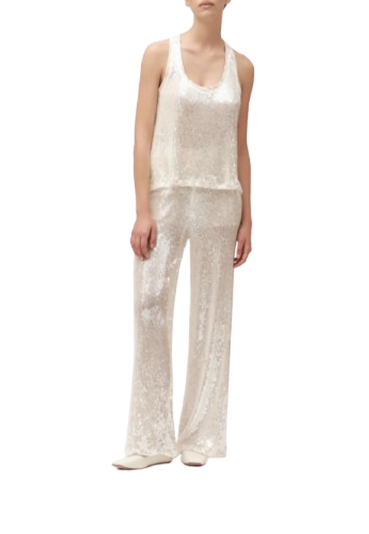 White Wise - Pantapalazzo in Paillettes