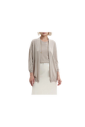 White Wise - Cardigan aperto in viscosa seta