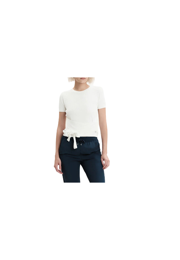 White Wise - Maglia a maniche corte con fusciacca