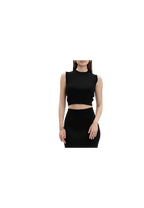 White Wise - Crop top lurex