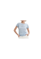 White Wise - T-Shirt scritta ricamo anche meno
