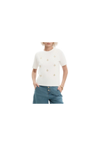 White Wise - T-Shirt over con ciondoli