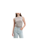 White Wise - Top con drappeggio laterale