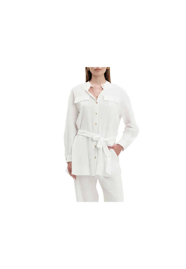 White Wise - Camicione in mistolino