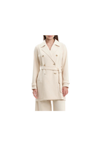 White Wise - Trench effetto denim