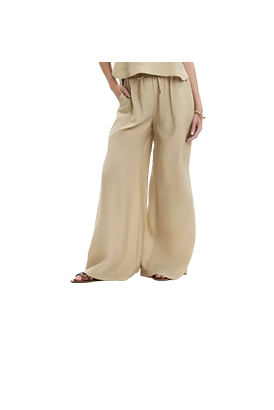 White Wise - Pantaloni con coulisse Lyocell