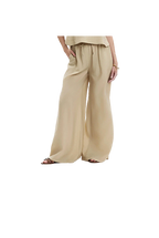 White Wise - Pantaloni con coulisse Lyocell