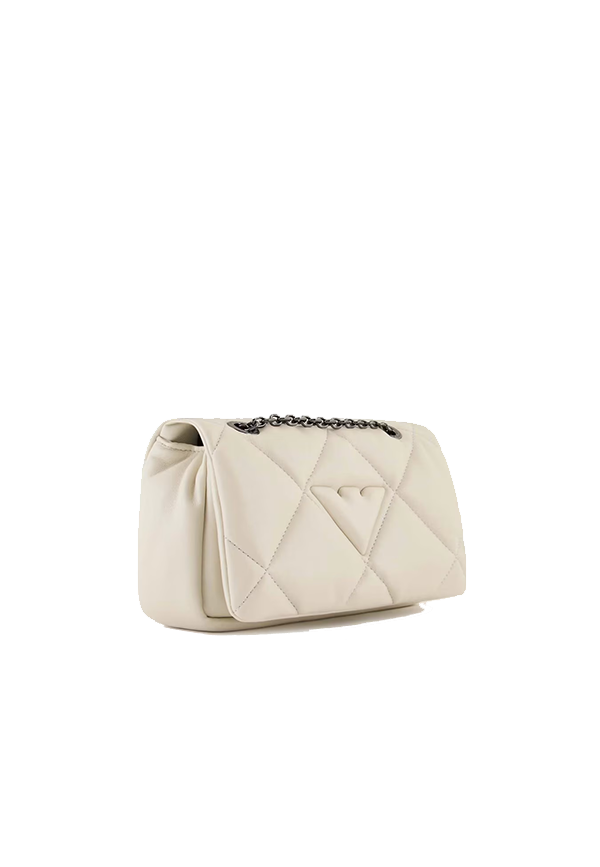 Giorgio Armani - Mini bag a tracolla con patta effetto nappa matelassé