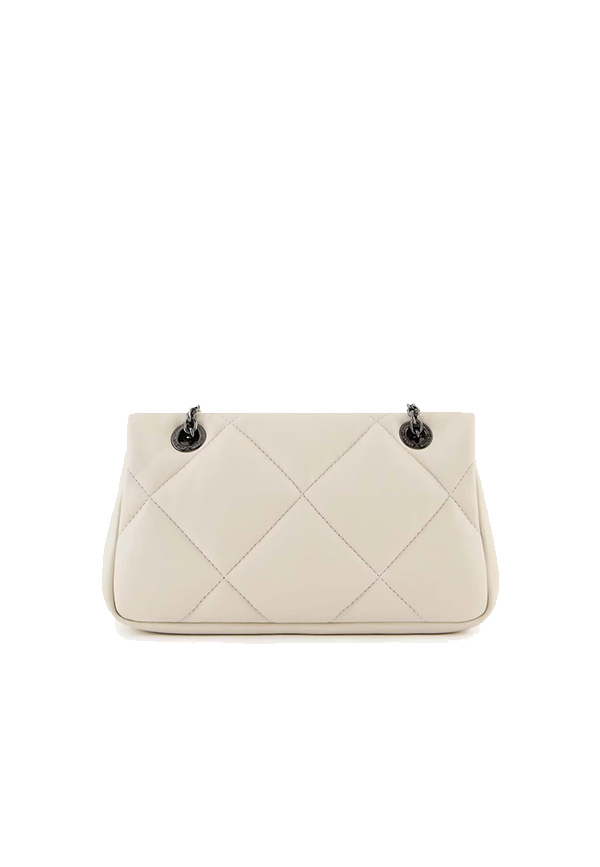 Giorgio Armani - Mini bag a tracolla con patta effetto nappa matelassé