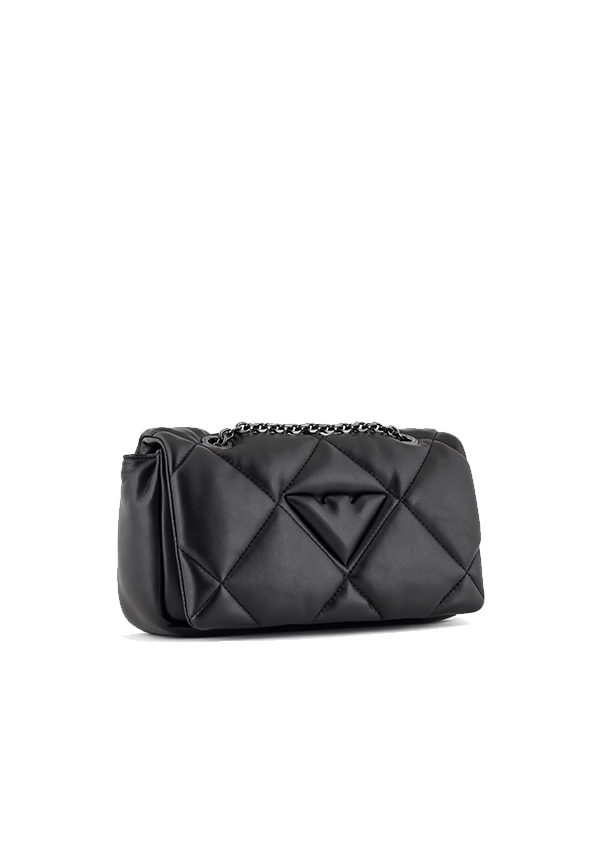 Giorgio Armani - Mini bag a tracolla con patta effetto nappa matelassé