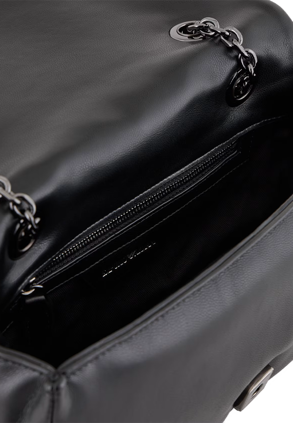 Giorgio Armani - Mini bag a tracolla con patta effetto nappa matelassé
