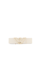 Giorgio Armani - Belt with eagle plaque and deer print