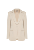 Manila Grace - Blazer Monopetto con Revers a Lancia